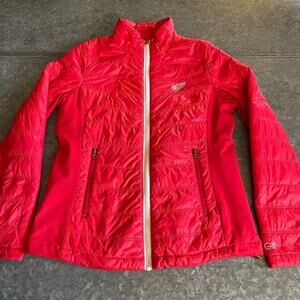 Detroit Red Wings NHL G III Sports Carl Banks Jacket Womens Small Puffer Quilted
